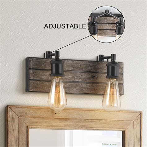 vanity light with adjustable center